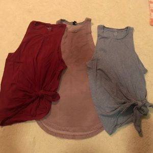 Cotton workout tank bundle